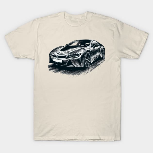 BMW i8 T-Shirt by Vehicles-Art